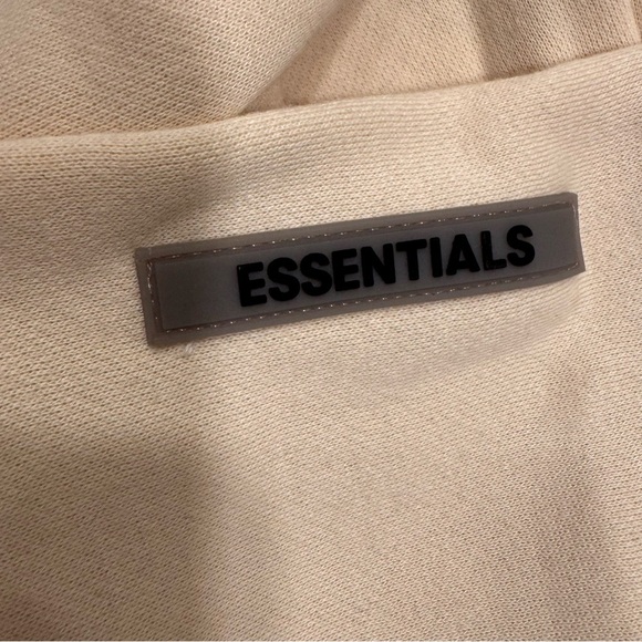 Fear Of God Essentials Hoodie Cream Size Large FOG Brand New NWT - Picture 7 of 11